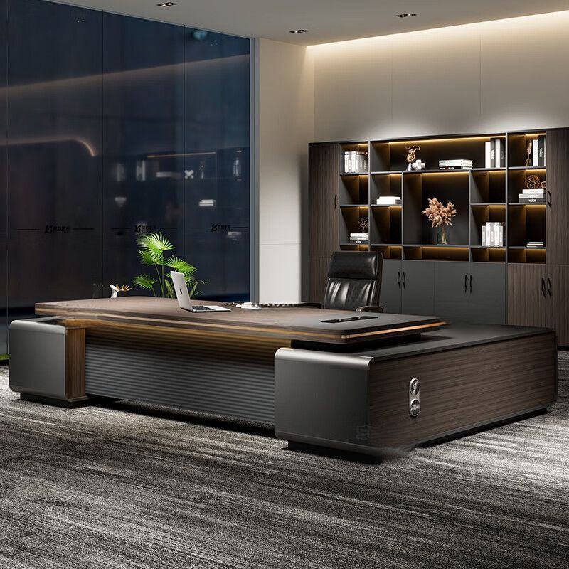 Zhaijijia Light Luxury Boss Desk Simple Modern Chairman President Office Supervisor Manager Office Desk