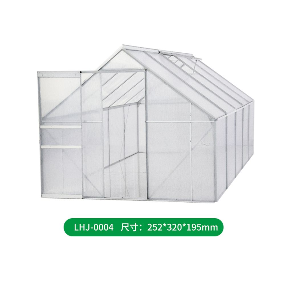 Household Greenhouse Flower House Assembled Walk in Mini Flower House Villa Type Single Aluminum Alloy Agricultural Warm House Wholesale