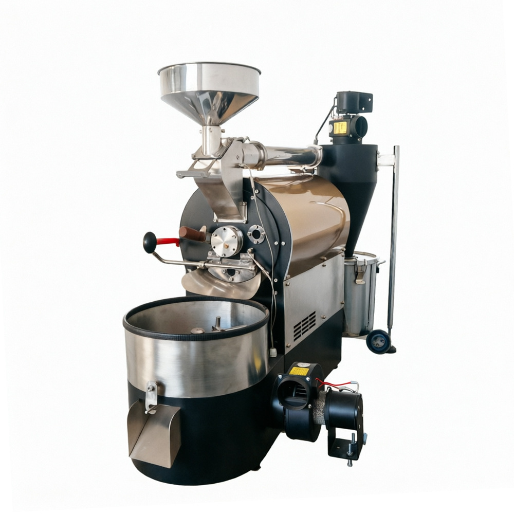 Commercial coffee bean roasting machine, fully automatic, large capacity, cross-border hot selling factory coffee bean roasting machine