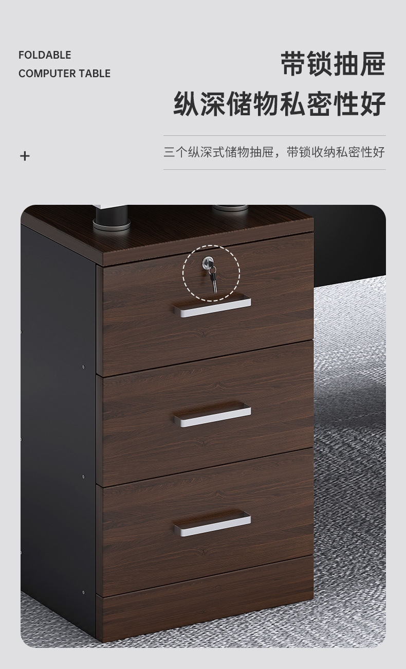 Office desk, desktop, home, simple computer, desk and chair combination, office, single person, simple writing desk, large desk, desk