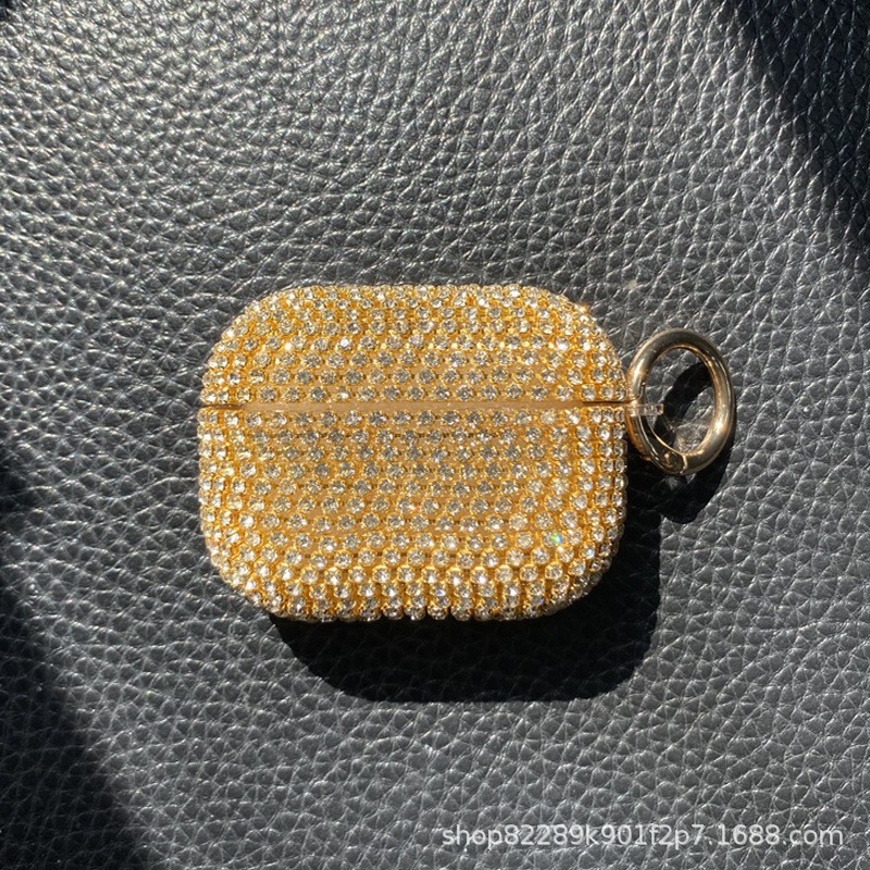 Suitable for Apple, Samsung, Huawei 4th generation diamond studded headphone case factory, PC hard case protective cover, TPU Pro 2nd generation
