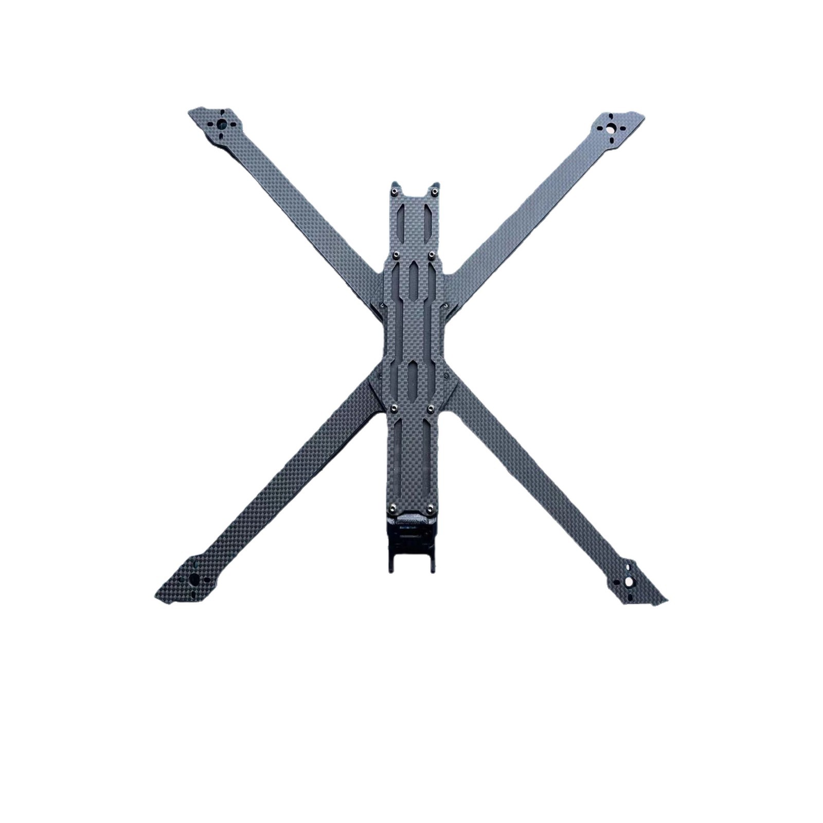 Foldable carbon fiber frame, long-range FPV crossover aircraft, lightweight design of quadcopter frame