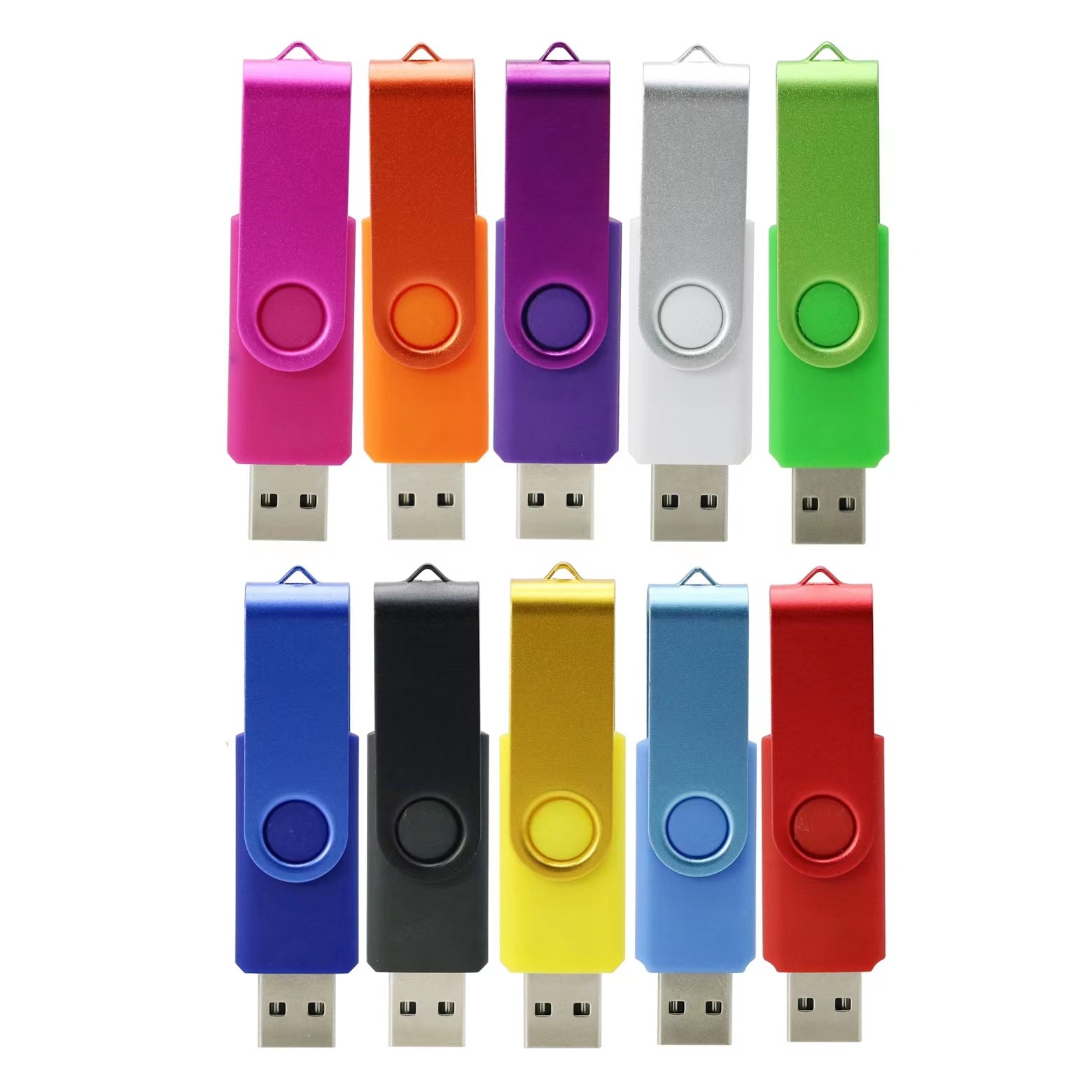 USB 64G flash drive, memory stick, thumb drive, USB 2.0, cross-border foreign trade 2T, high-speed bright color USB flash drive