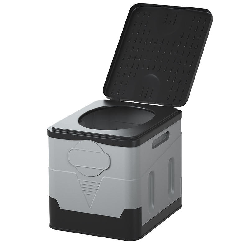 Spot wholesale folding toilet, foldable portable toilet, outdoor camping car toilet, emergency toilet