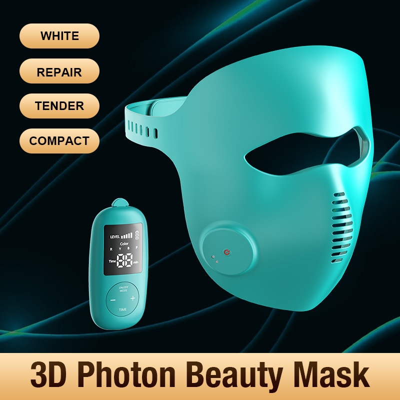 Косметическая 3D маска для фототерапии Amazon с дистанционным управлением