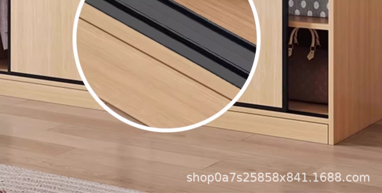 Wardrobes, cabinets, sliding doors, sliding doors, tracks, wooden doors, sliding rails, thick upper and lower rails, sliding rails, pulleys, soundproof accessories