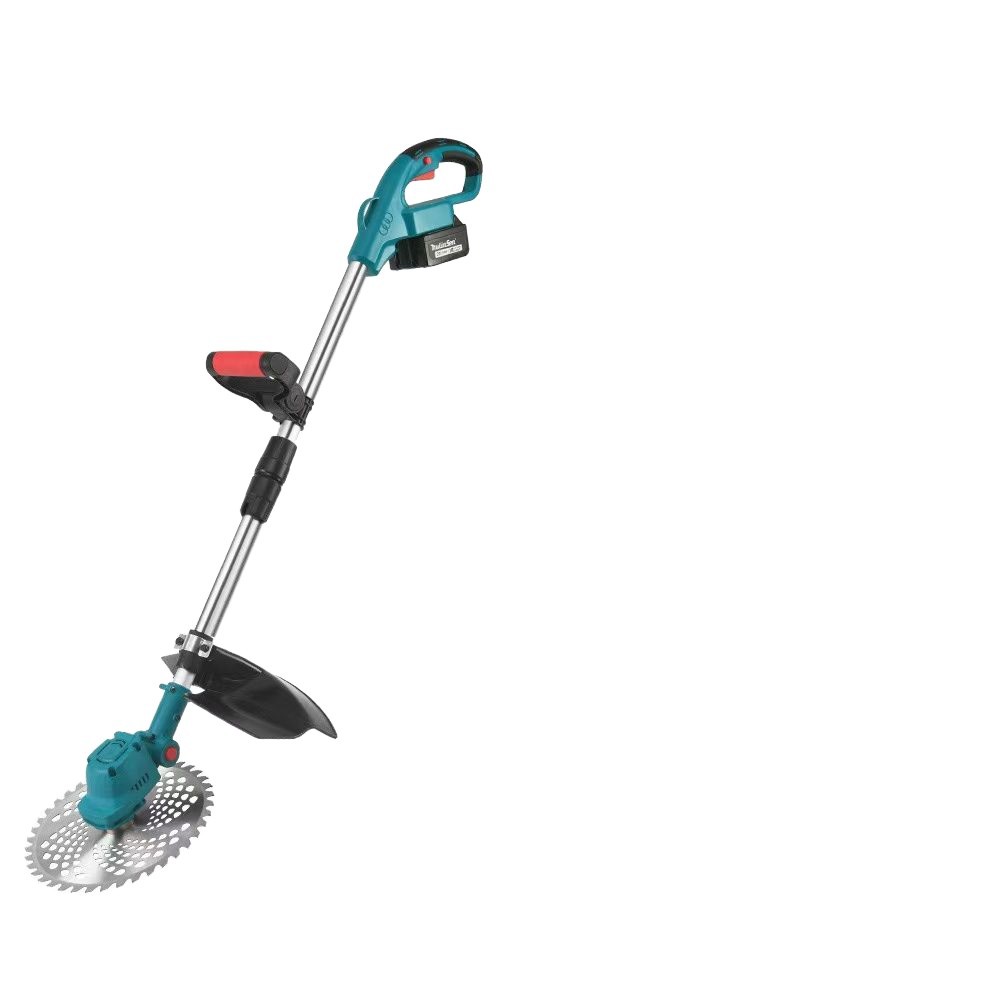21V10 inch brushless lawn mower with electric cutting of shrubs, long handle and extendable trimming of lawns, weeding machine, trimming machine