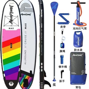 New factory made paddleboard, water paddle board, static water board, double-layer standing surfboard, paddle board, foldable and inflatable paddleboard
