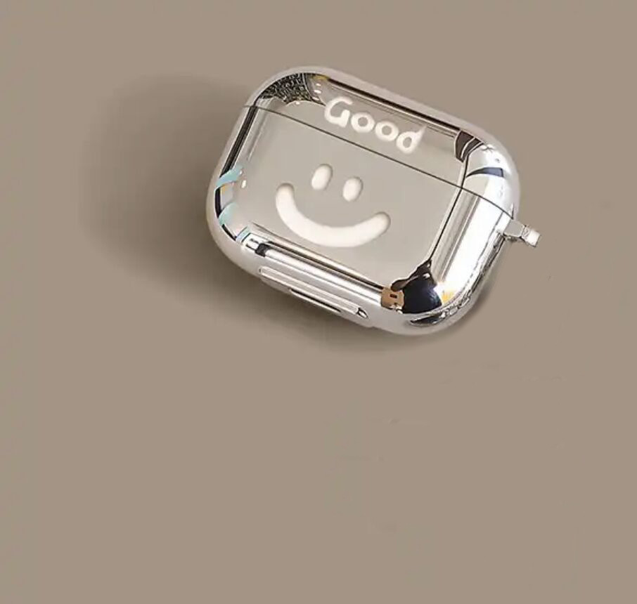 Suitable for Apple Pro2 earphone case electroplated soft shell earphone case suitable for AirPods 2 generation teddy bear pendant earphone case