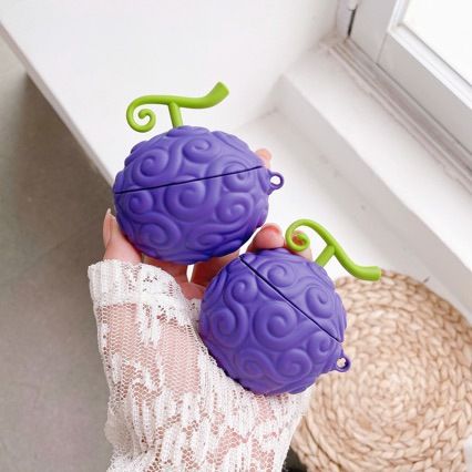 创意海贼王恶魔果实AirPods12/3 4 Pro3适用苹果耳机壳蓝牙保护套