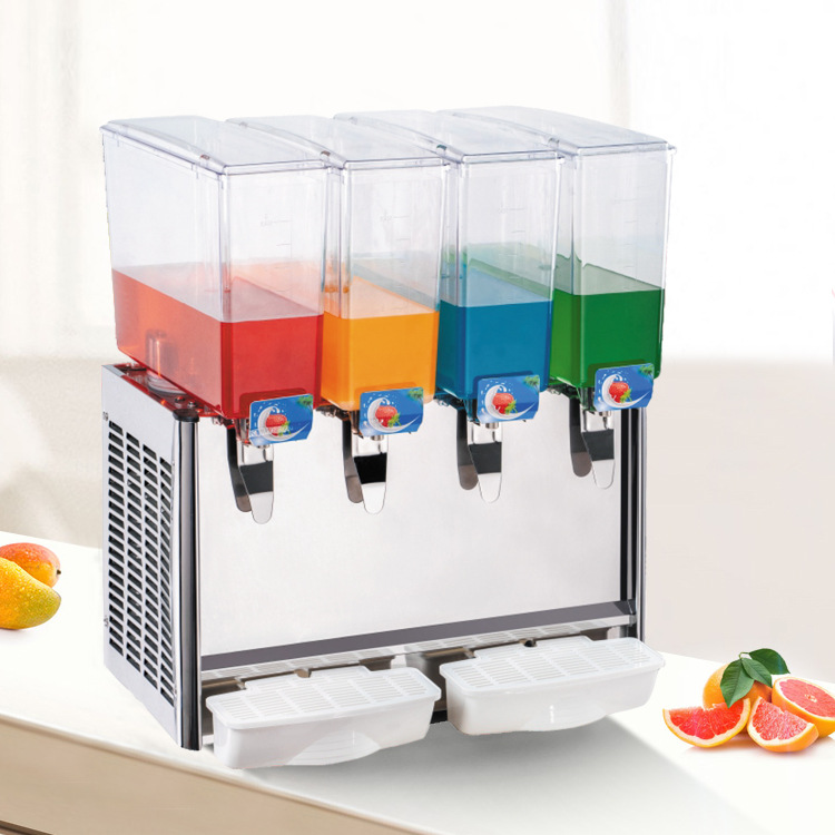 Beverage machine, commercial Bocconi stall, juice machine, hot and cold double cylinder, three cylinder cold drink hot drink machine, stall milk tea machine