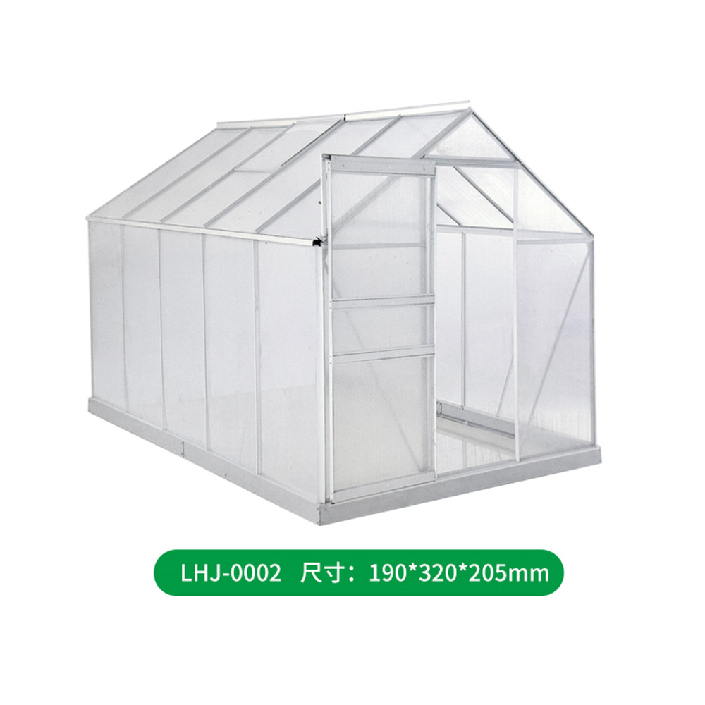 Household Greenhouse Flower House Assembled Walk in Mini Flower House Villa Type Single Aluminum Alloy Agricultural Warm House Wholesale