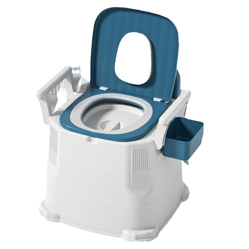 Indoor portable toilet for pregnant women, elderly people, toilet seat, bedroom toilet bucket, household elderly toilet seat, movable toilet