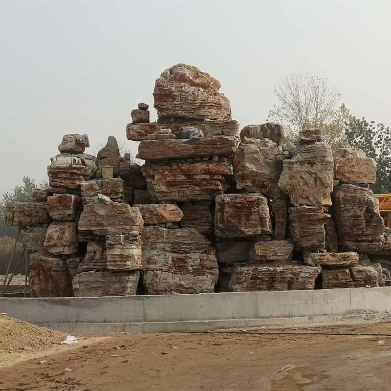Тысячи камней Qi Shi Garden Landscape Stone Engineering Landscape Производители оптом тысячи каменных ракет бесплатный дизайн