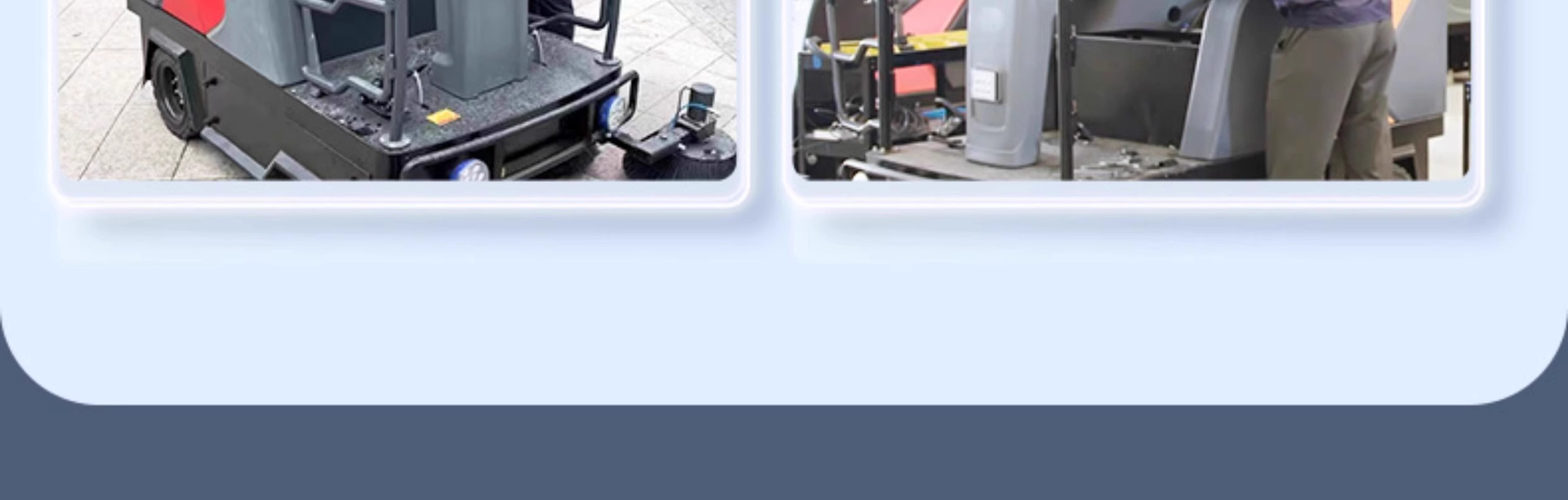 Yangzi X2 hand pushed floor scrubber factory workshop shopping mall property suction trailer integrated commercial self-propelled sweeping machine