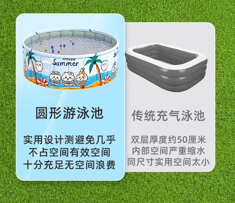 Swimming Pool Home Non Inflatable Adult Baby Indoor Outdoor Foldable Swimming Pool Swimming Bucket Pool Parent Child