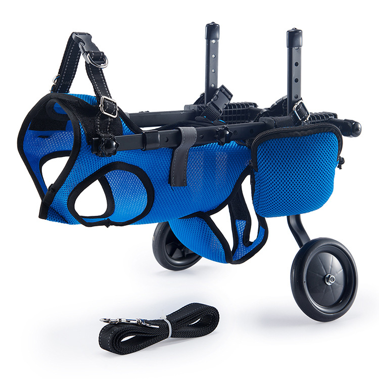 Cross -Bordder Pet Cheel Cheelchair Маленькая собачья реабилитационная машина домашние животные, задние лапы, два раунда автомобиля с инвалидами.