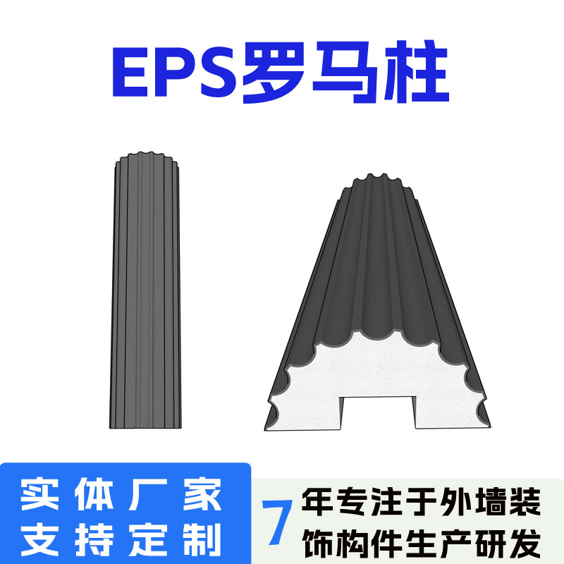 Отделка наружных стен из EPS, римские колонны, колонны для вилл в европейском стиле, колонны для фойе отеля, легкие линии из пенопласта