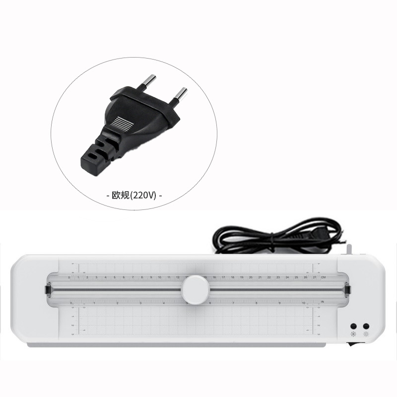 New white A3 laminating machine, household laminating machine, cutting two in one multifunctional laminating machine, photo laminating machine