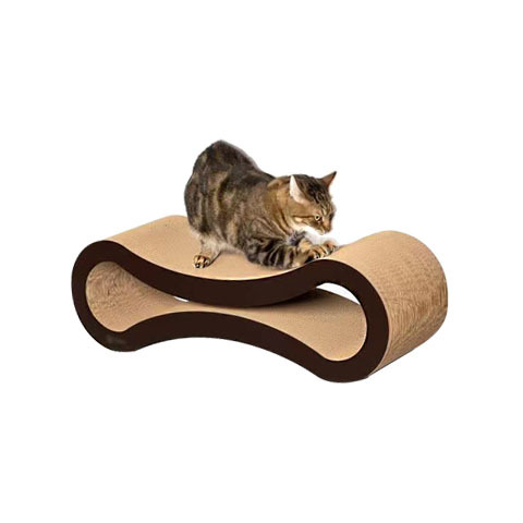 Когтеточка-шезлонг для кошек KunMeow, 8-образная, 86 см