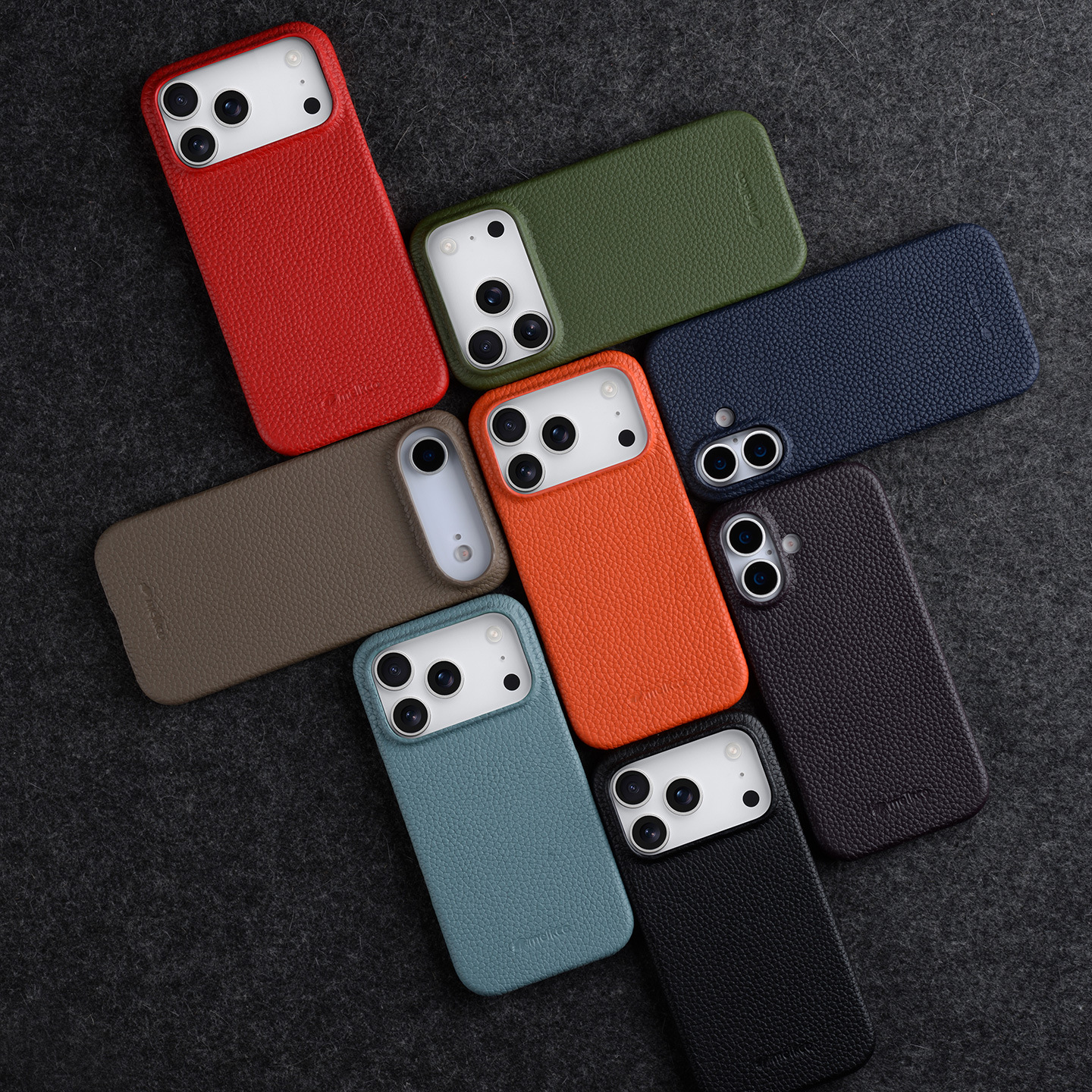 Melkco is suitable for Apple 17 Promax phone case leather 16 Pro magnetic support MagSafe17 protective case