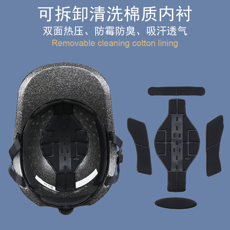 One piece molded duckbill cap, bicycle riding, commuting, all season electric bike, helmet, skateboard, roller skating, baseball
