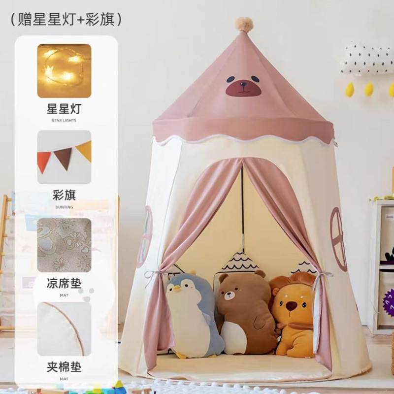 Cross border children's tent indoor home baby game house boys and girls princess castle toy house small house