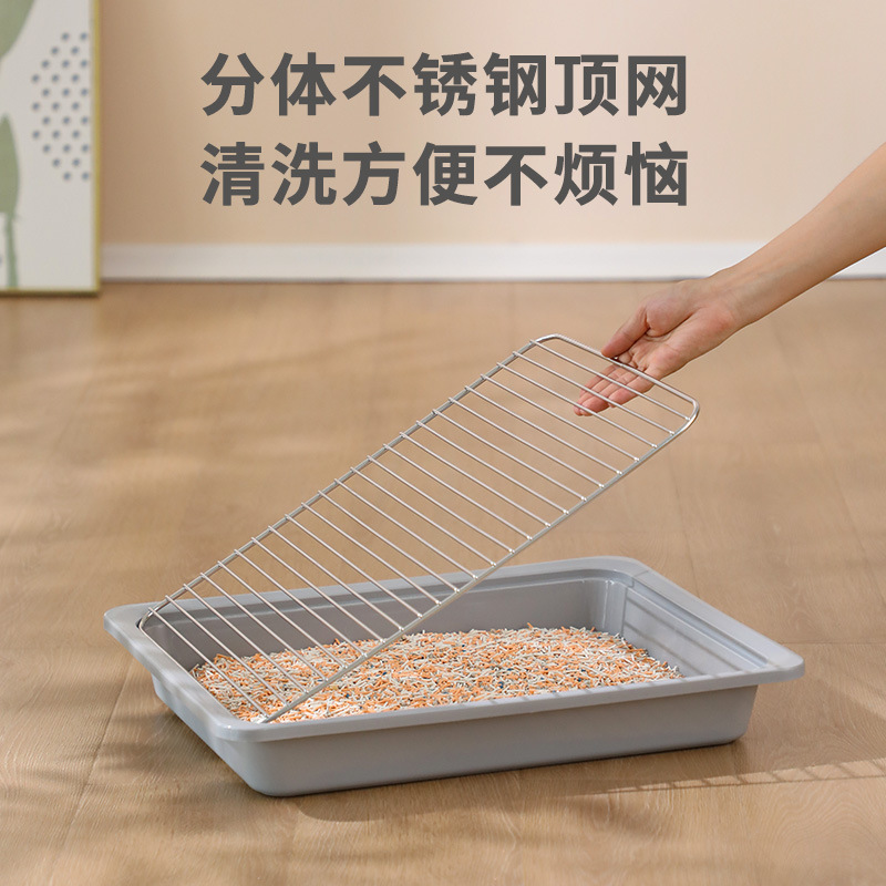 Takaimer Log Dog Dog Туалетная собака Песчаная горшка из нержавеющей стали.