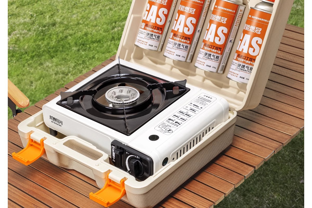 Card stove, outdoor, batch camping stove, cooking utensils, portable hot pot, card magnetic gas stove, gas stove, gas stove