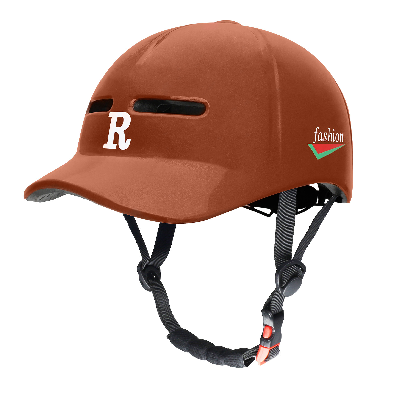 One piece molded duckbill cap, bicycle riding, commuting, all season electric bike, helmet, skateboard, roller skating, baseball
