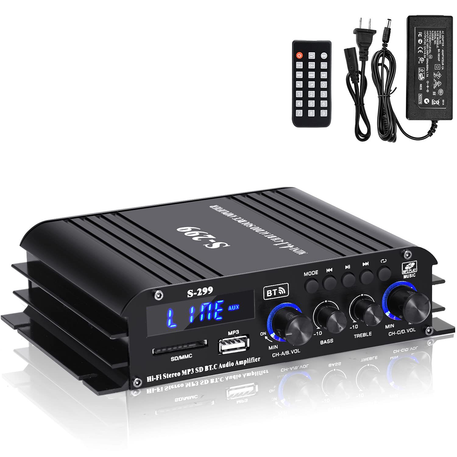 Усилитель аудио S-299 4.1 канал Bluetooth
