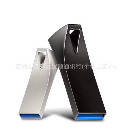 Metal USB flash drive 128GB portable pen drive USB 2.0 high-speed waterproof 64GB memory