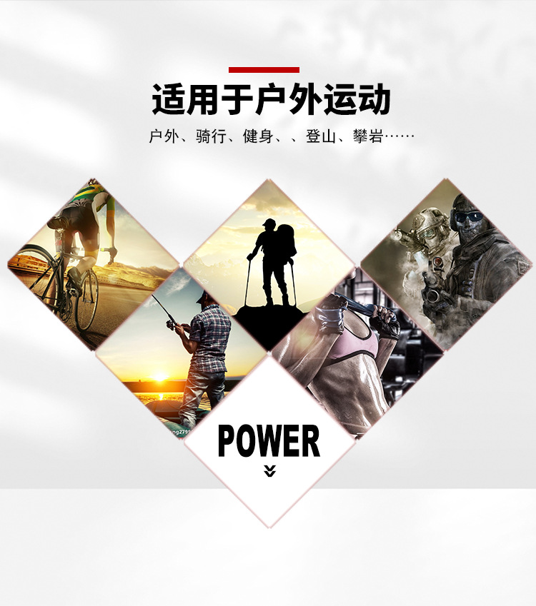 摩托车手套防滑防护四季通用半指透气男女款越野自行车骑行手套
