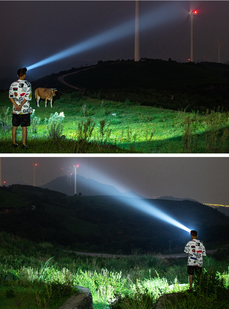 DaKe cross-border ultra bright light night fishing induction mine USB charging emergency intelligent head mounted outdoor lighting