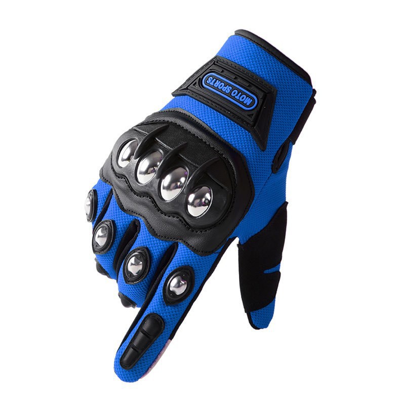 Motorcycle riding gloves men's stainless steel hard shell anti fall mountain bike riding equipment gloves cross-border