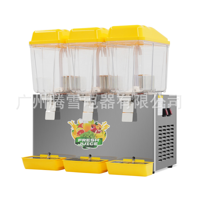 Commercial hot and cold juice beverage machine self-service double cylinder three cylinder juice cold drink machine Amazon cross-border supply