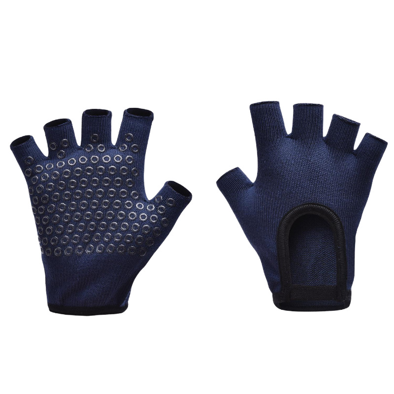 [Yoga Gloves B1] Half Finger Female Fitness Barbell Lifting Pot Equipment Cycling Road Bike Jumping Rope Badminton Cocoon Prevention
