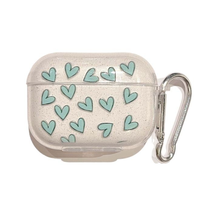 Suitable for AirPods 4 Earphone Case Pro2/3 Flash Pink Letter Pink Love Bluetooth Earphone Cover
