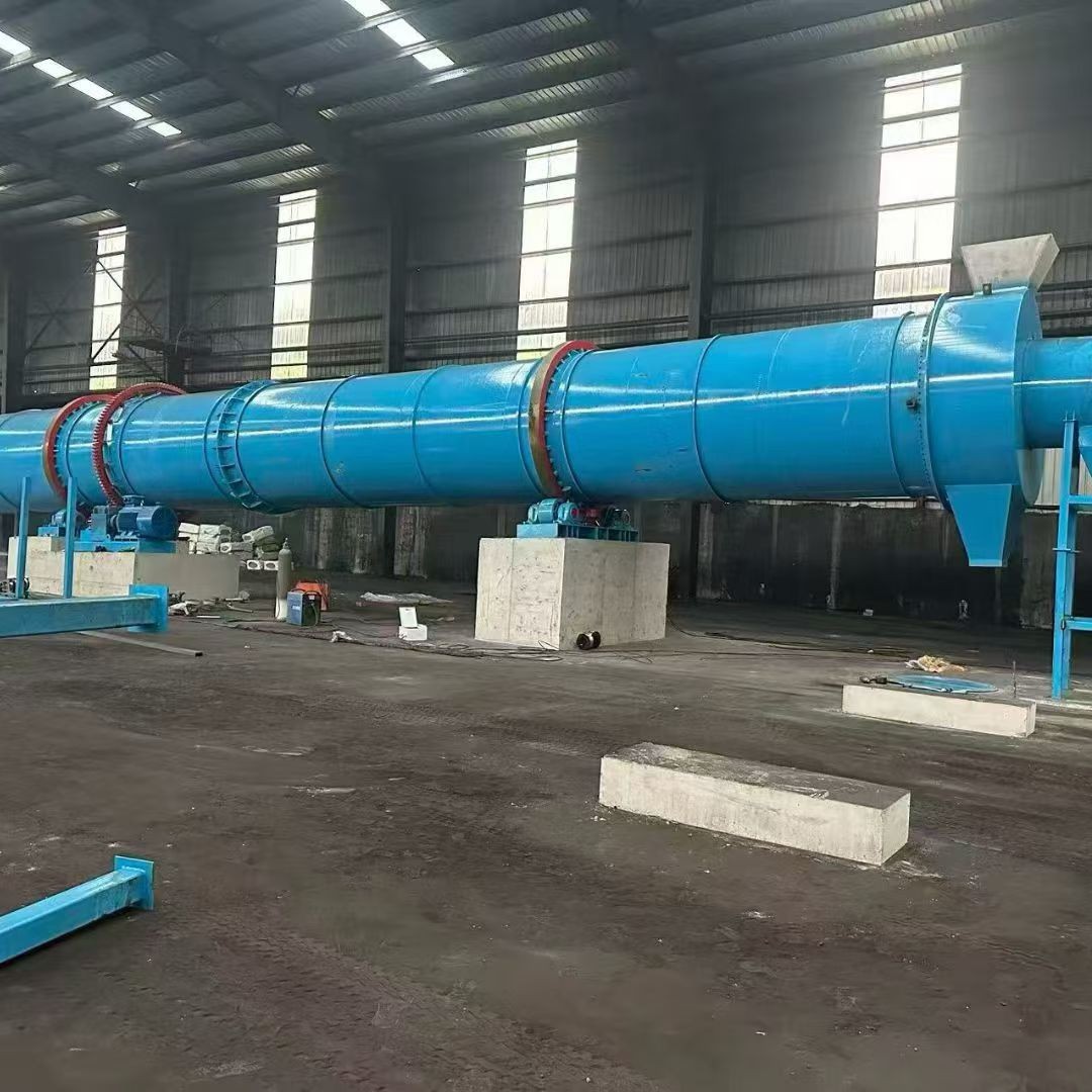 Drum dryer, industrial sludge drying equipment, coal slurry dryer, river sand slag, fly ash drum dryer
