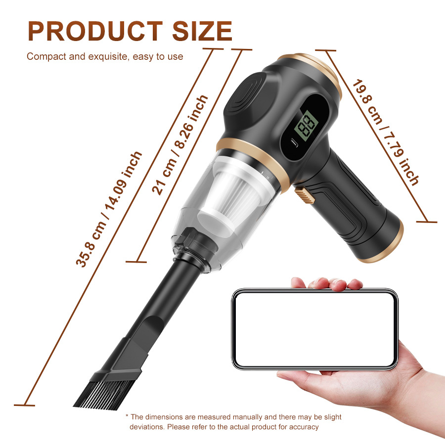 Беспроводной портативный пылесос для дома и автомобиля