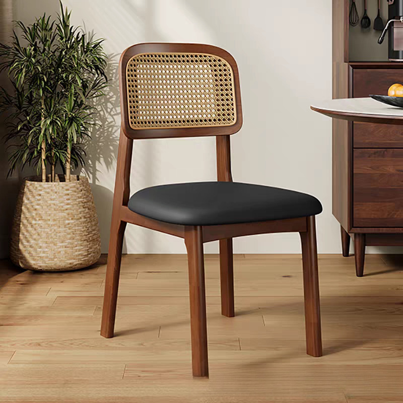 Стул обеденный Xingpu Furniture в скандинавском стиле с ротангом