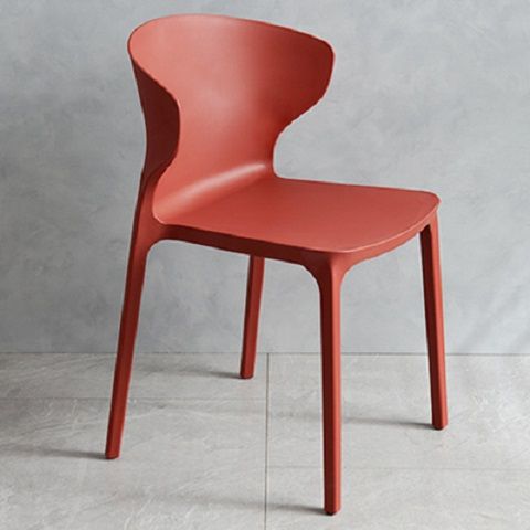 Modern minimalist dining chairs, household chairs, cow horn chairs, plastic chairs, leisure chairs, thickened adult backrest plastic chairs