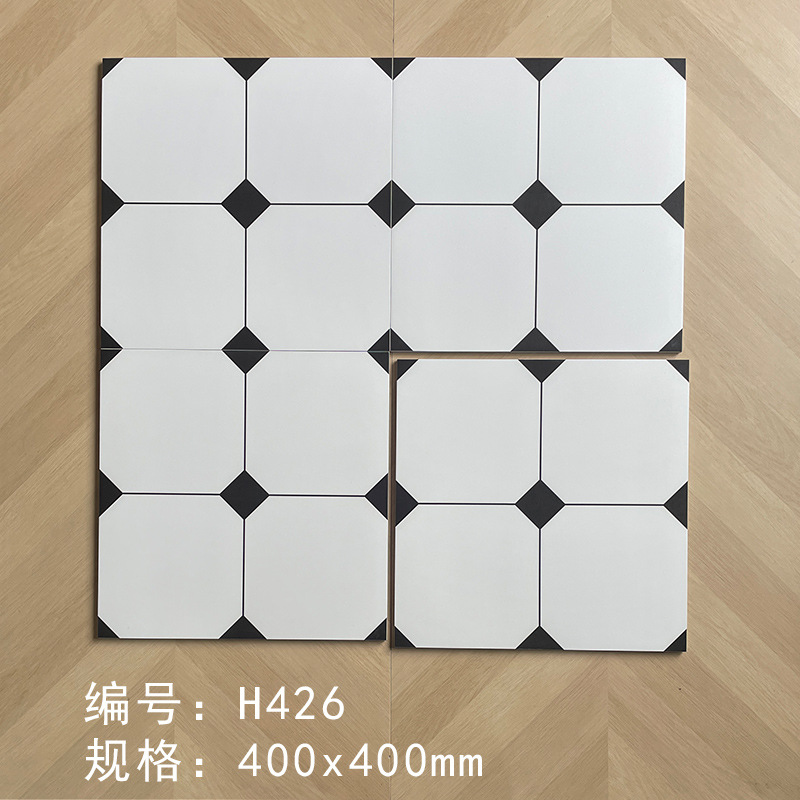 Nordic Tile 400x400 Кухонный туалет не -ленивый ресторан для ванной