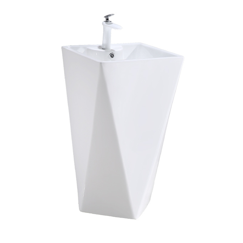 Колонка -тип -тип WashBasin Ceramic интегрированный колоночный бассейн туалет туалет туалет, бассейн ручной умываль