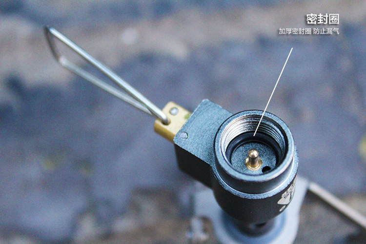 BRS Titanium Alloy Outdoor Stove Ultra Light Folding Portable Camping Gas Stove Head Strong Fire Butane Gas Stove