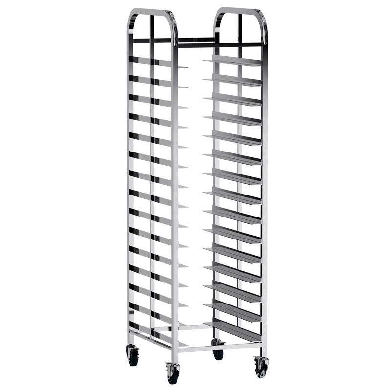 Commercial stainless steel baking tray rack baking rack trolley bread and toast drying rack oven tray rack trolley oven