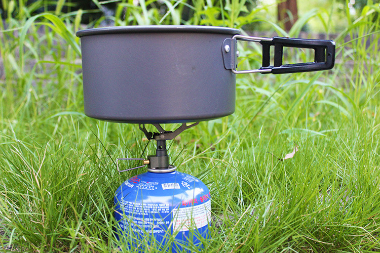 BRS Titanium Alloy Outdoor Stove Ultra Light Folding Portable Camping Gas Stove Head Strong Fire Butane Gas Stove