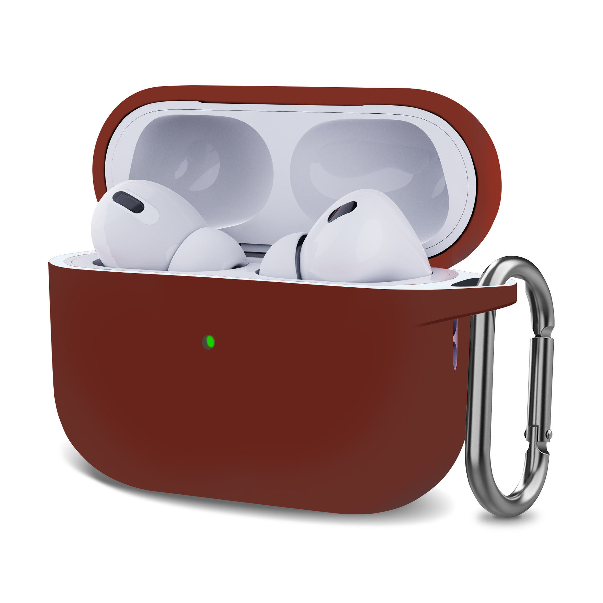 Suitable for AirPods Pro3 Apple 2025 new Bluetooth earphones, silicone solid color one-piece thick protective case