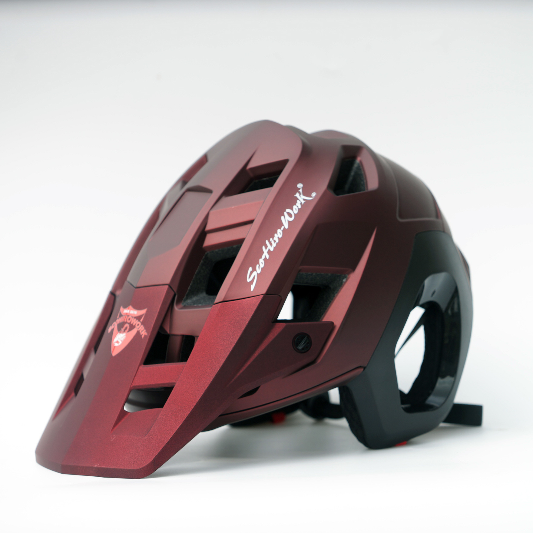 SCOHIROWORK mountain bike DH speed descent BMX ultra light AM off-road crossing off-road helmet full helmet riding helmet