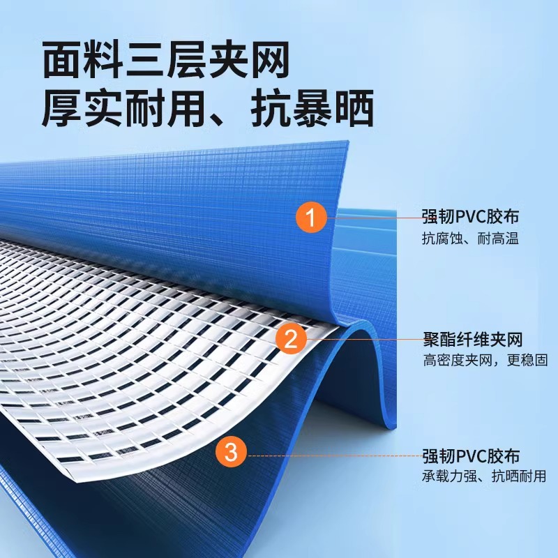 Bestway Bracket Swimming Pool Home Children's Non Inflatable Swimming Pool Home Folding Fish Pool Outdoor Pool Bracket